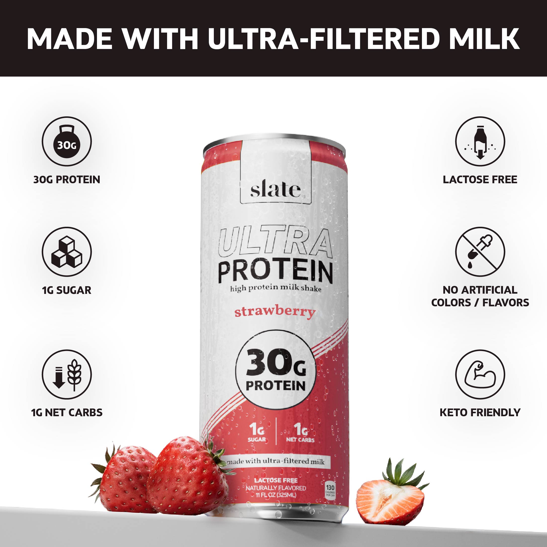 Strawberry 30G Ultra Protein Shake
