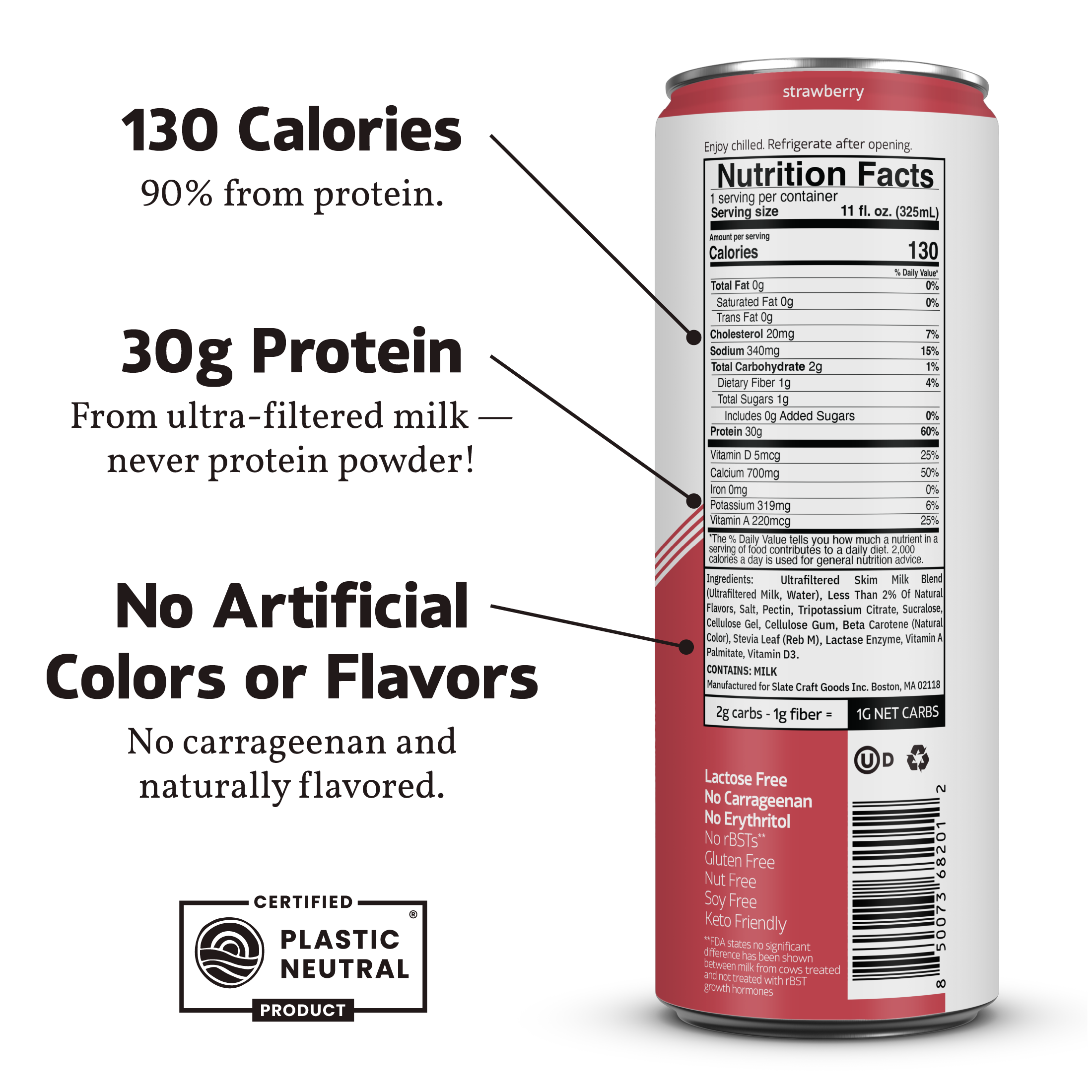 Strawberry 30G Ultra Protein Shake